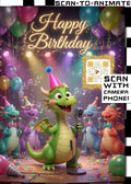 Happy Birthday QRaraoke Dragon Card