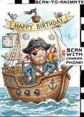 Happy Birthday Pirate Greeting Card